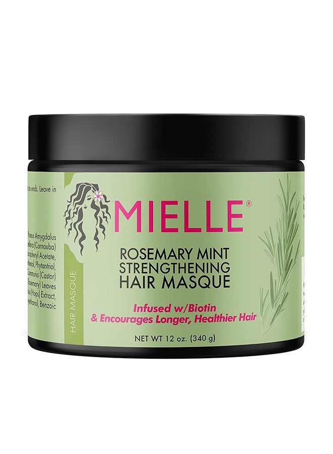 MIELLE Rosemary Mint Infused With Biotin And Encourages Growth Hair Products  Bundle Set 4 Pcs 355+355+340+59ml  - Image 4