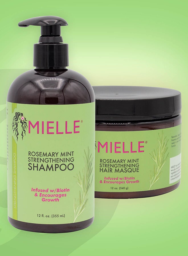 MIELLE Hair And Scalp Care Shampoo And Strengthening Hair Masque Set - Image 2