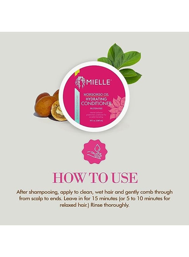 MIELLE - Mongongo Oil Hydrating Conditioner Protein Free 240ml - Image 1