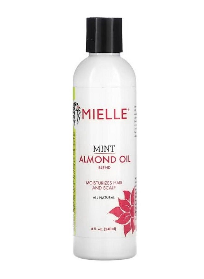 MIELLE Almond Oil Blend Mint 8 Fl Oz 240 Ml  - Image 1