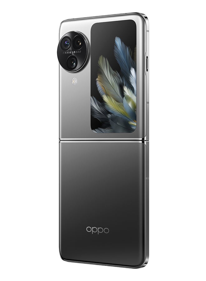 Find N3 Flip Dual SIM Sleek Black 12GB RAM 256GB 5G with Oppo Enco Air earbuds - UAE Version