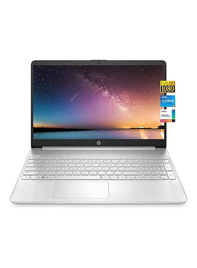 HP (Upgraded Version) 15 15.6-Inch Display, Core i5-1135G7 Processor/32GB RAM/1TB SSD/‎Intel Iris Xe Graphics/Windows 11 Home with JAWFOAL English/Arabic Silver English/Arabic Silver - Image 1