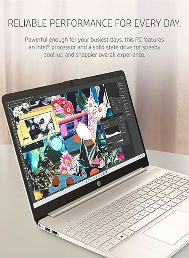 HP (Upgraded Version) 15 15.6-Inch Display, Core i5-1135G7 Processor/32GB RAM/1TB SSD/‎Intel Iris Xe Graphics/Windows 11 Home with JAWFOAL English/Arabic Silver English/Arabic Silver - Image 5