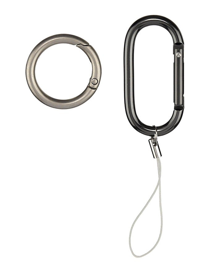 هايفن حافظة Apple AirPods Pro الجيل الثاني من السيليكون بلس، باللون الأسود - Image 3