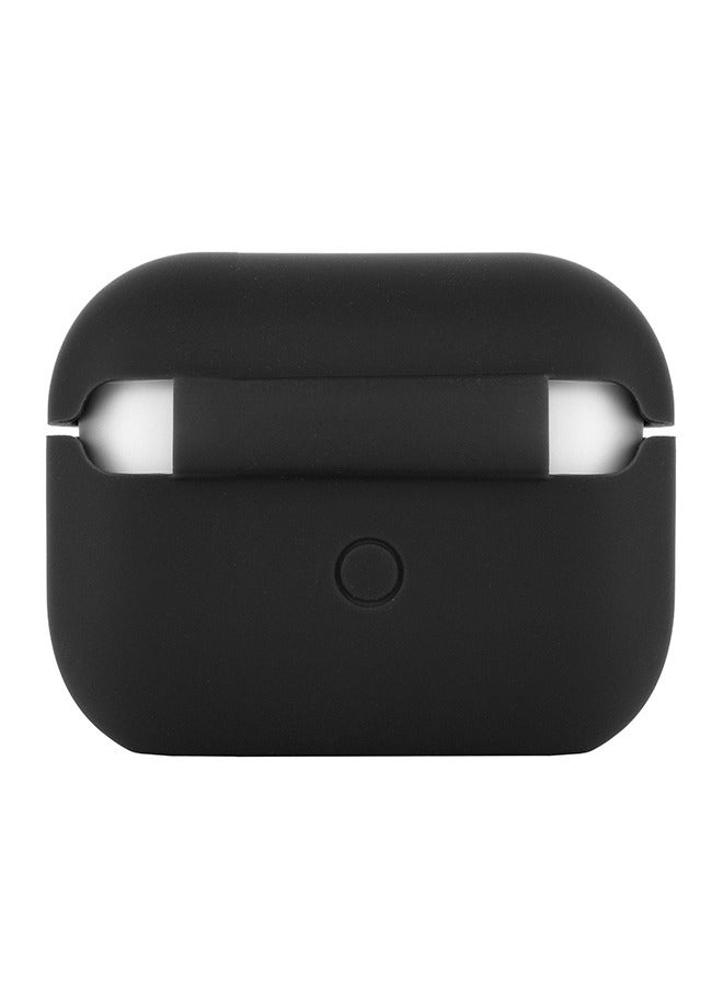 هايفن حافظة Apple AirPods Pro الجيل الثاني من السيليكون بلس، باللون الأسود - Image 2