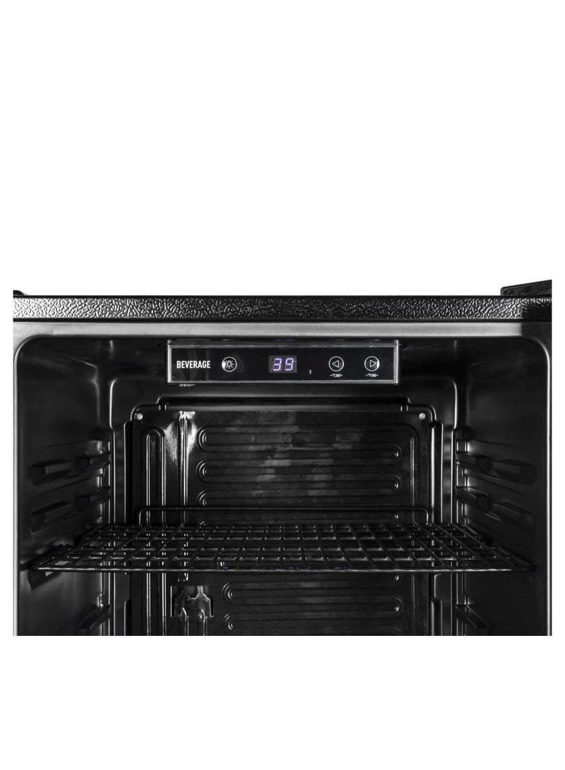 Techno Best - Single Glass Door Display Refrigerator 126 L BRD-126L Black - Image 1