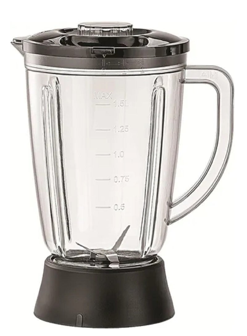 BLACK+DECKER - Electric Food Processor, 24 Functions 2 L 800 W FX825 Silver - Image 1