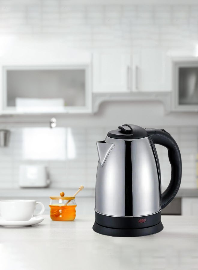 Techno Best Electric Kettle - Stainless Steel 1.8 L 1500 W BSK-002 Silver  - Image 2