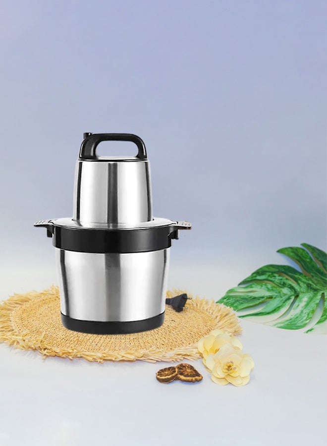 تكنو بيست - مفرمة طعام 6 لتر 500 وات BSC-06L فضي - Image 1
