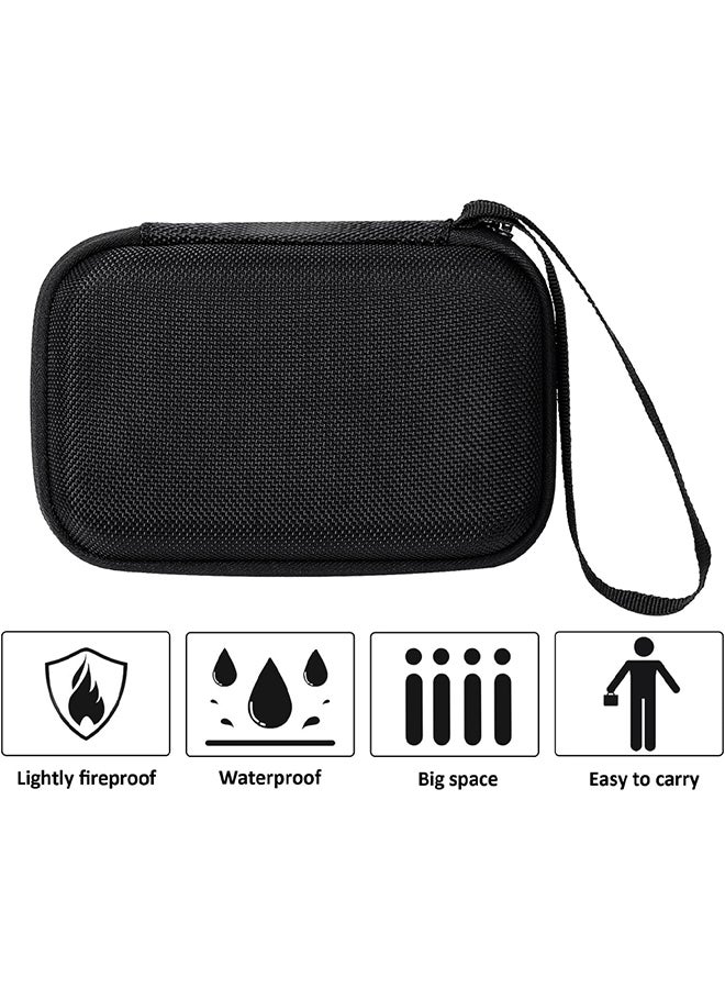 MARGOUN Carrying Case For Power Banks Organizer Case Portable Electronic Pouch Gadget Bag For MacBook Power Adapter Cable Stylus Pen SD Card Charger Mouse Power Bank USB Flash Drive Black  - Image 5