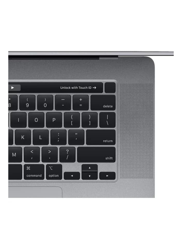 أبل - ماك بوك برو لابتوب، 16 بوصة، انتل كور i7، 16 جيجا رام، 512 جيجا اس اس دي، مساحة MVVJ2LL/A إنجليزي/عربي رمادي - Image 1