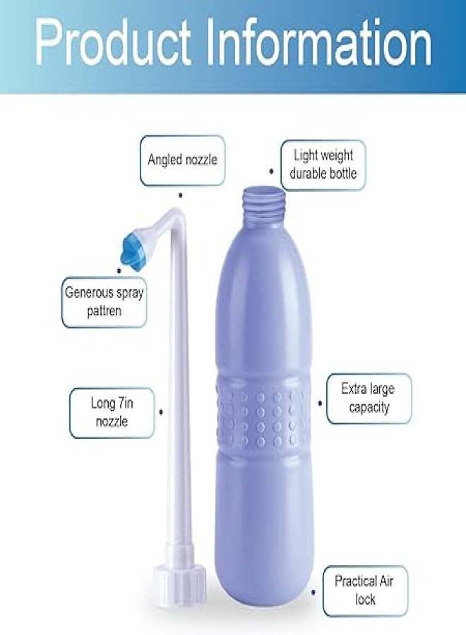 سبا كير بخاخ بيديت محمول وبيديت للسفر مع زجاجة بيديت محمولة باليد - Image 3