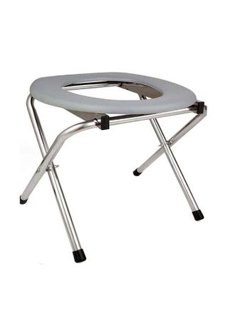 Multifunctional Folding Toilet Chair For Elderly Movable Chair Squat Commode Grey - pnsku/N70024544V/45/_/1700193664/cf262d5f-111d-4e2d-89fe-3fcd6d86356b