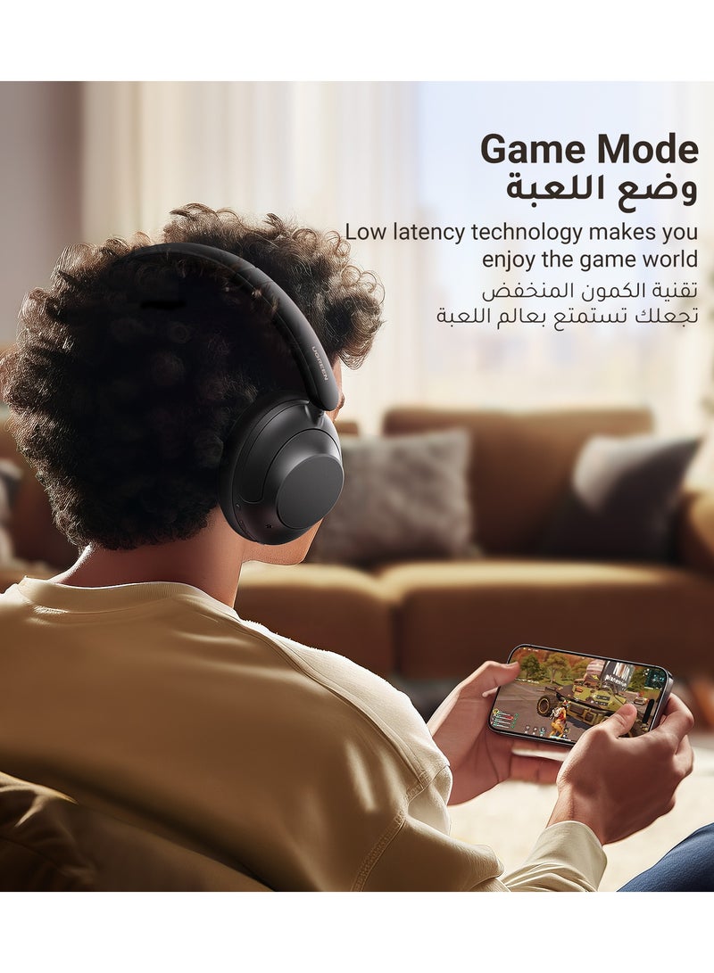 Ugreen - Wireless Noise Cancelling Headphones, Bluetooth Over Ear Headphones With Up To 90 Hours Playtime, HiFi Stereo Foldable Lightweight Headset, Deep Bass For Home Office iPhone 16/15 Series PC Etc Black - Image 1