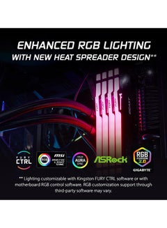 Kingston Fury Beast DDR5 RGB 64GB (2x32GB) 5600MT/s DDR5 CL40 DIMM Desktop Gaming Memory Kit of 2 - KF556C40BBAK2-64 64 GB  - Image 3