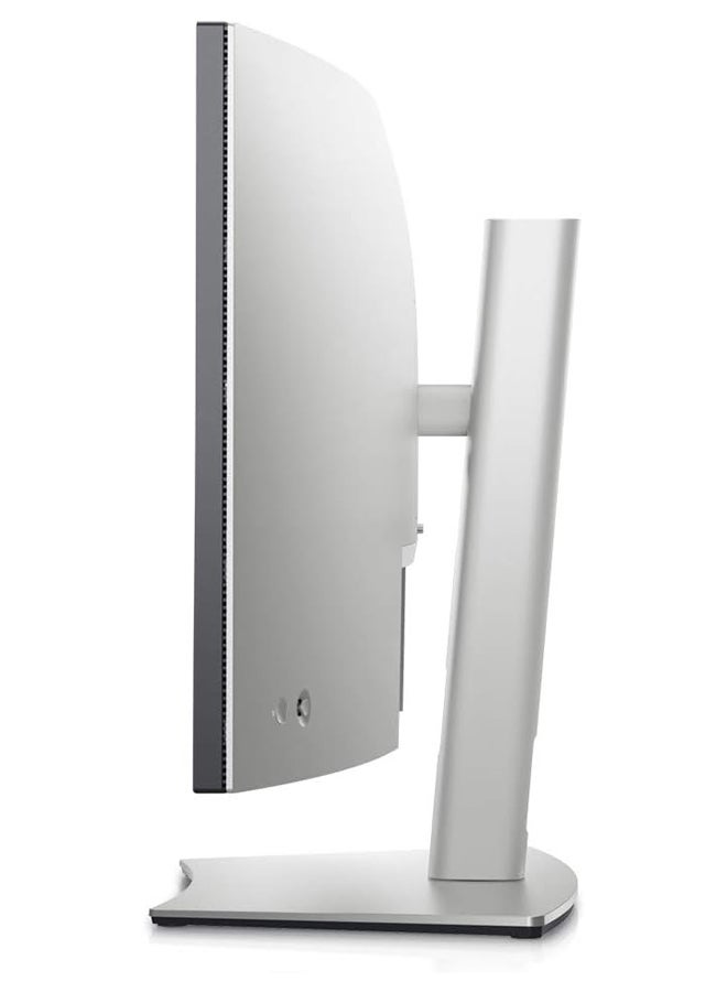 DELL 34-Inch U3421WE UltraSharp USB-C WQHD (3440x1440) Curved Monitor, 60Hz, IPS, 5ms, Built-in Speakers, 2x USB-C, DisplayPort, 2x HDMI, 5x USB, 3 Year Warranty Silver  - Image 3