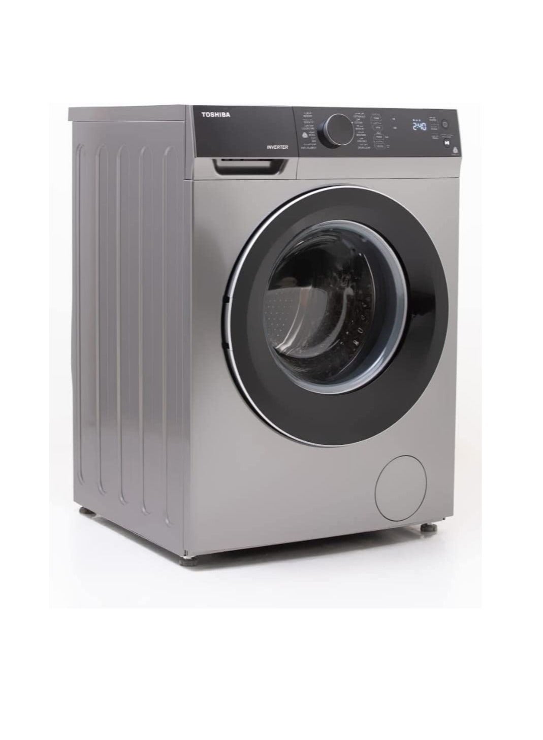 Toshiba Washing Machine, Great Waves, Cyclone Mix, Antibacterial Gasket - 8 kg TW-BJ90M4EG(SK) Silver