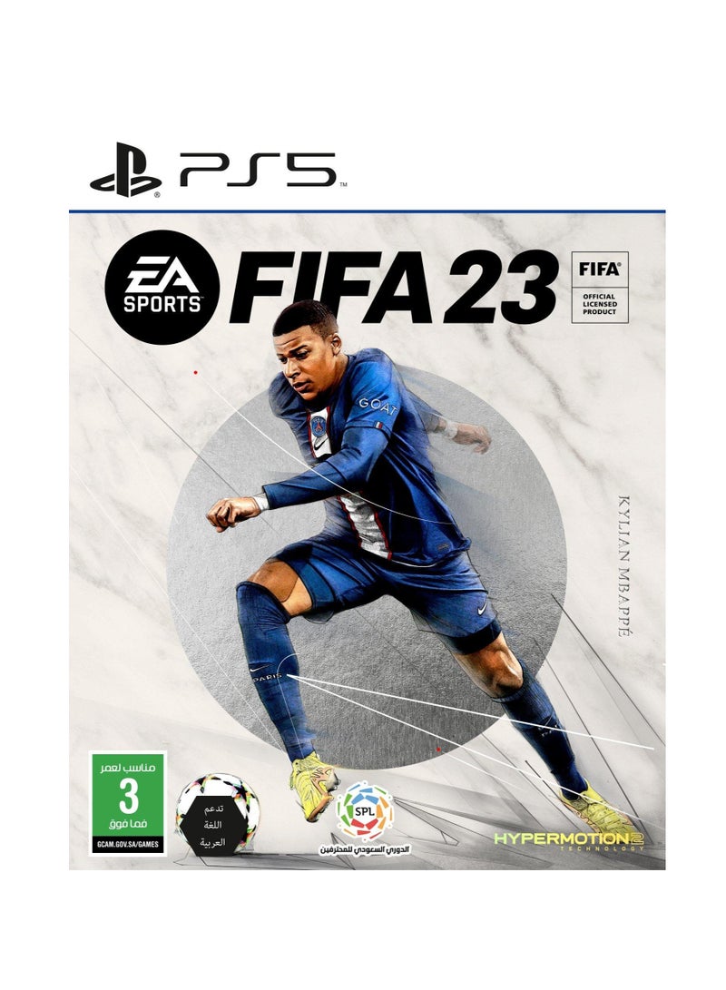 PlayStation 5 Slim Disc Console With Extra Controller Grand theft auto V (INTEL VERSION) and EA FIFA 23 KSA VERSION