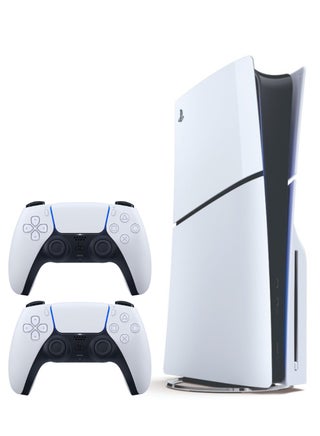 PlayStation 5 Disc Console (Slim) With Extra Wireless Controller - White - pnsku/N70024654V/45/_/1700199119/200563f4-27cd-42b2-9667-959adca770ca