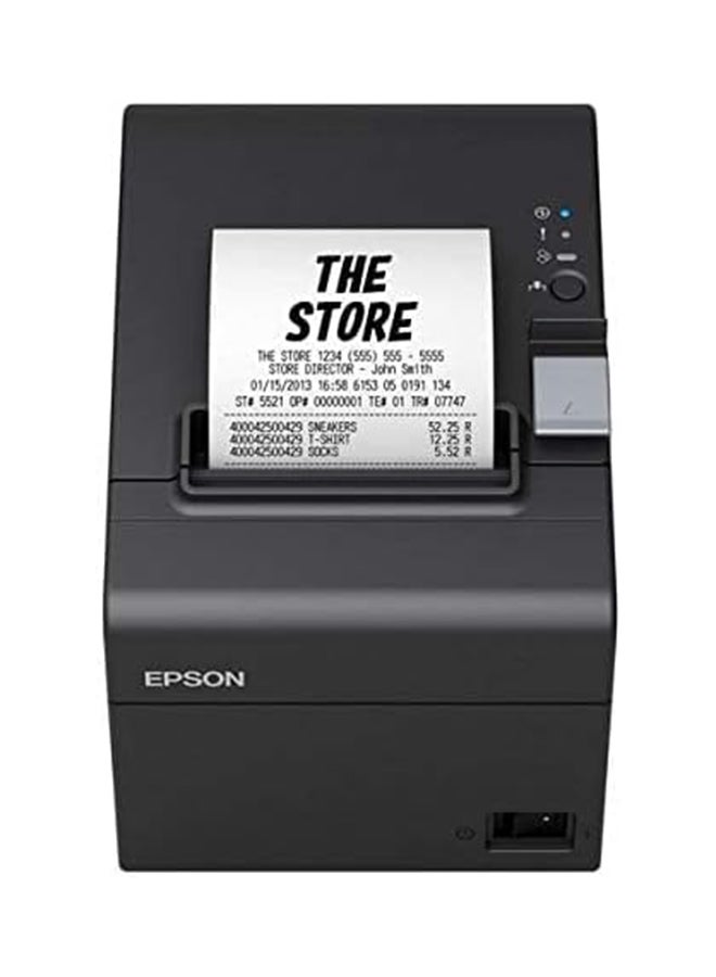 EPSON - TM-T20III Thermal POS Receipt Printer USB + Network Black - Image 1