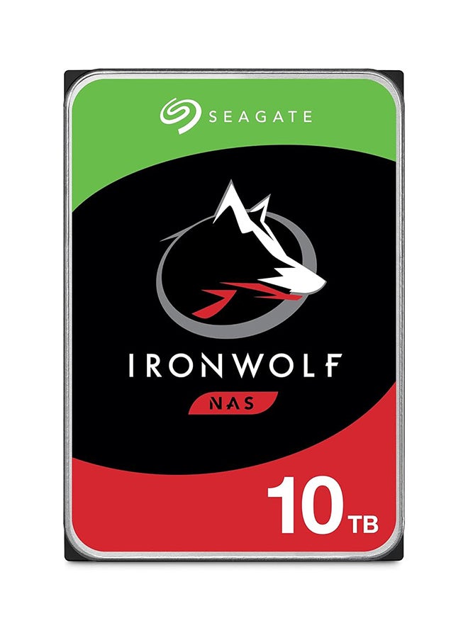 Seagate 10TB IronWolf SATA III 3.5" Internal NAS HDD, Up to 210 MB/s Data Transfer Rate, 7200 RPM, 256MB Cache, 100,0000 Hours MTBF, 180TB/Year Workload Rate, 600000 Load/Unload Cycles | ST10000VN000 10 TB  - Image 2