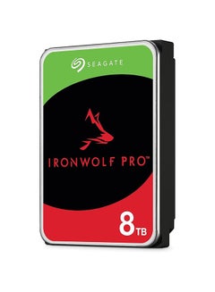 Seagate 8TB IronWolf Pro SATA III 3.5" Internal NAS HDD, Up to 255 MB/s Data Transfer Rate, 7200 rpm, 256MB Cache, 2 Million Hours MTBF, 550TB per Year Workload Rate | ST8000NT001 8 TB  - Image 1