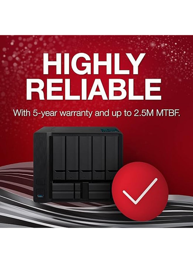 Seagate 8TB IronWolf Pro SATA III 3.5" Internal NAS HDD, Up to 255 MB/s Data Transfer Rate, 7200 rpm, 256MB Cache, 2 Million Hours MTBF, 550TB per Year Workload Rate | ST8000NT001 8 TB  - Image 4