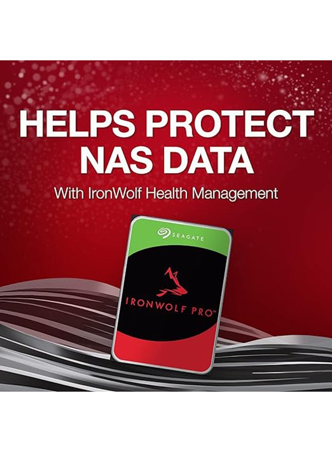 Seagate 8TB IronWolf Pro SATA III 3.5" Internal NAS HDD, Up to 255 MB/s Data Transfer Rate, 7200 rpm, 256MB Cache, 2 Million Hours MTBF, 550TB per Year Workload Rate | ST8000NT001 8 TB  - Image 5