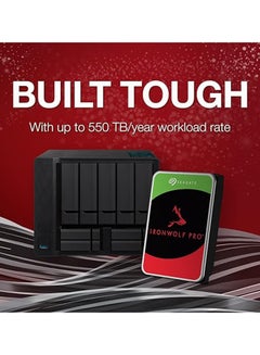 Seagate 8TB IronWolf Pro SATA III 3.5" Internal NAS HDD, Up to 255 MB/s Data Transfer Rate, 7200 rpm, 256MB Cache, 2 Million Hours MTBF, 550TB per Year Workload Rate | ST8000NT001 8 TB  - Image 3