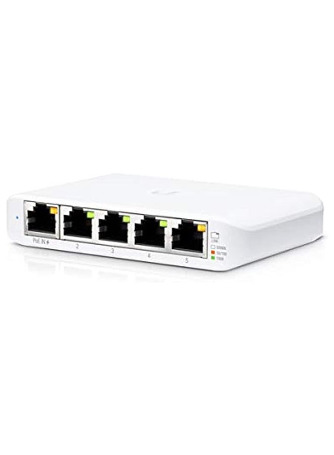 UBIQUITI UniFi USW Flex Mini 5-Port Gigabit Managed Switch White  - Image 1