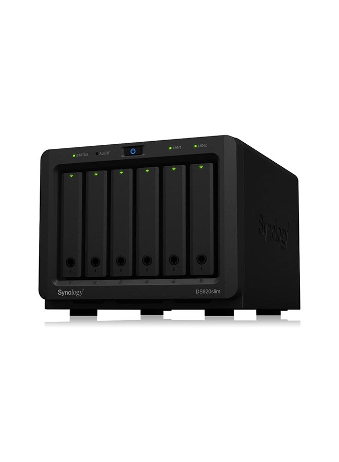 Synology - DiskStation DS620slim SAN/NAS Storage System Black - Image 1