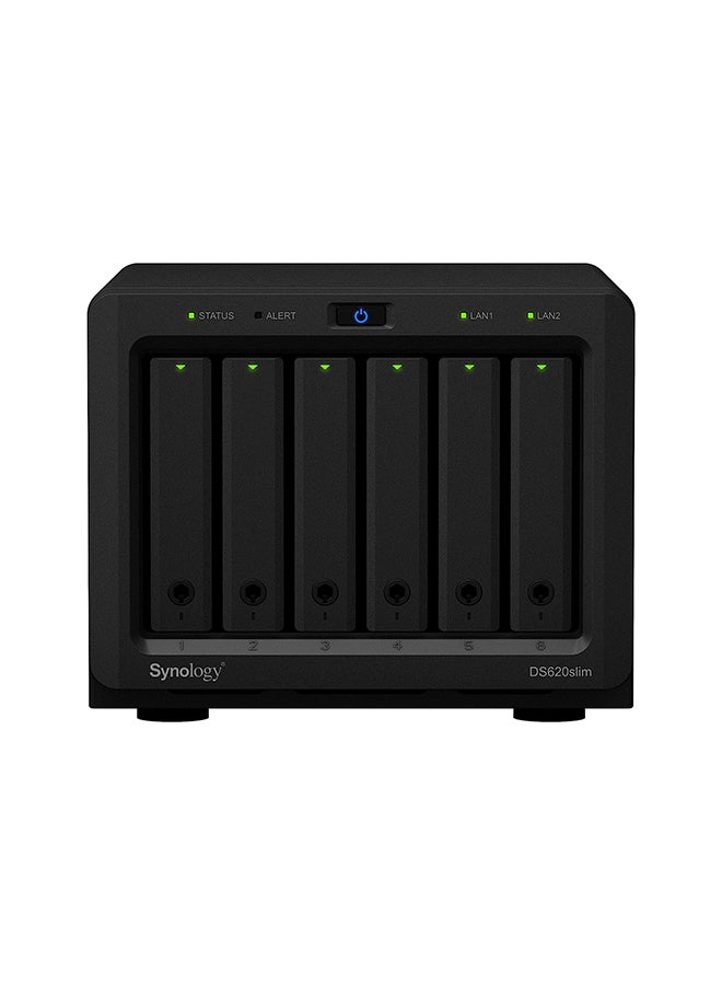 Synology - DiskStation DS620slim SAN/NAS Storage System Black - Image 1