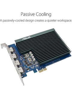 ASUS GeForce GT 730 Low Profile Graphics Card, For Silent HTPC Build, 2GB GDDR5 64-bit Memory, 902MHz Engine Clock, 5010MHz Memory Speed, PCI Express 2.0, DVI-D / D-Sub / HDMI 1.4a | 90YV06N2-M0NA00 Black  - Image 5