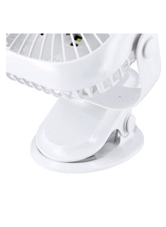 Olsenmark Rechargeable Multifunction Mini Fan- 1W | Adjustable Angle, Use Clip & Table, Rechargeable Lithium Battery, LED Night Light, Brush Less Motor OMF1835 WHITE  - Image 4