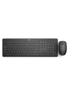 HP 230 Wireless Keyboard and Mouse Combo Set, 1600 Dpi, English, 18H24AA#ABV Black  - Image 1