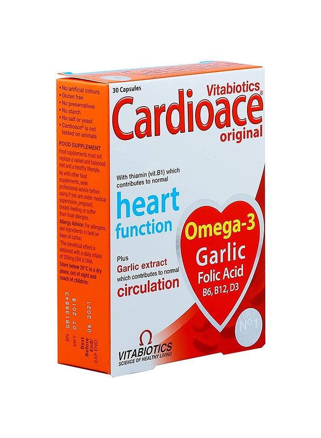Vitabiotics Cardioace Original- 30 Capsules - Image 2