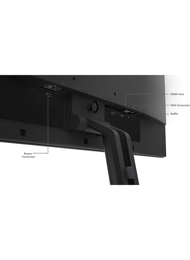 Lenovo - L27e-30 27-inch FHD LED Backlit LCD FreeSync Monitor, Ultra-Slim, 3-Side NearEdgeless Frame, HDMI and VGA, Tilt, VESA Mount, Wide Angle Viewing Black - Image 1
