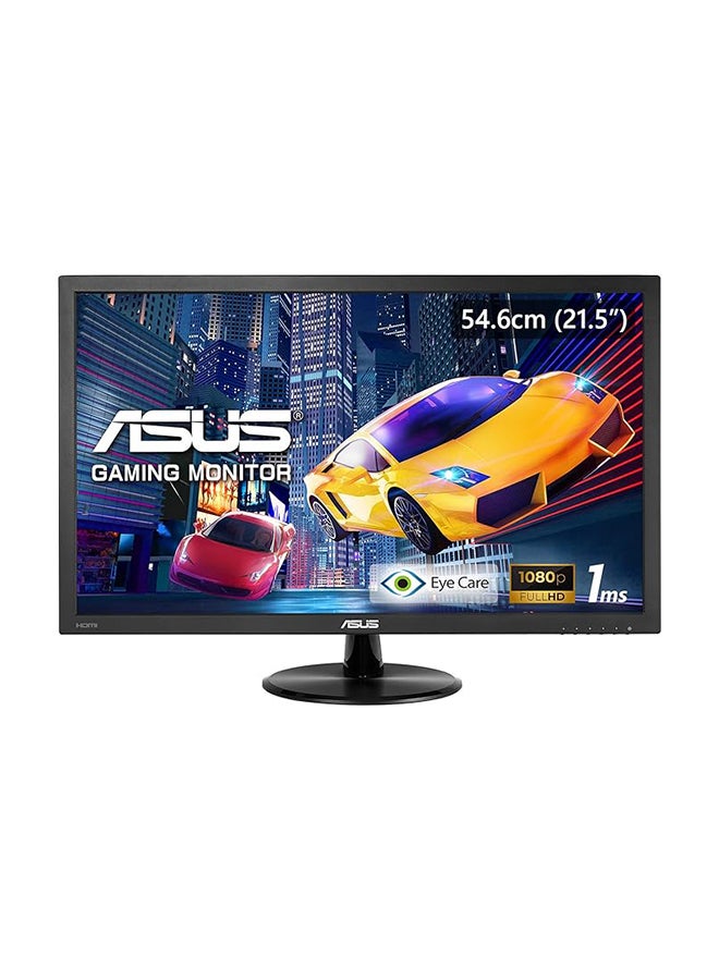 ASUS VP228HE Gaming Monitor, 21.5" FHD (1920x1080), 60Hz Refresh Rate, 1ms Response Time, Low Blue Light, Flicker Free, 16.7M Display Colors, HDMI(v1.4) x 1 VGA x 1 Black  - Image 1