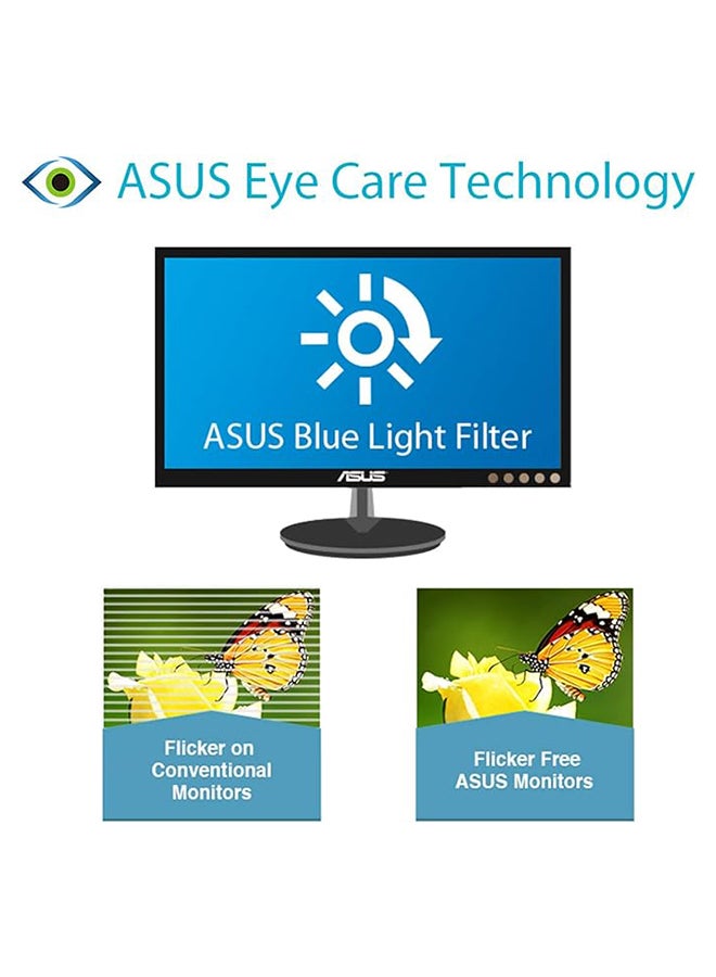 ASUS VP228HE Gaming Monitor, 21.5" FHD (1920x1080), 60Hz Refresh Rate, 1ms Response Time, Low Blue Light, Flicker Free, 16.7M Display Colors, HDMI(v1.4) x 1 VGA x 1 Black  - Image 5