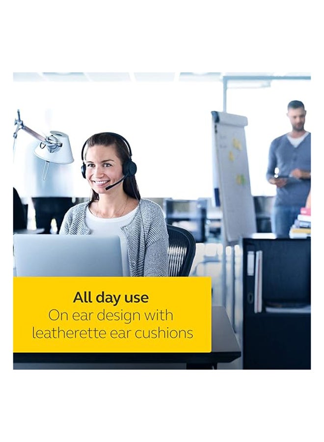 Jabra Evolve 20SE MS Stereo Headset with Microphone Binaural Headband – Headphones with Microphone (Call Center/Office, -10 – 50 °C, -30 – 80 °C, Regional, Headband,) Black - Image 4