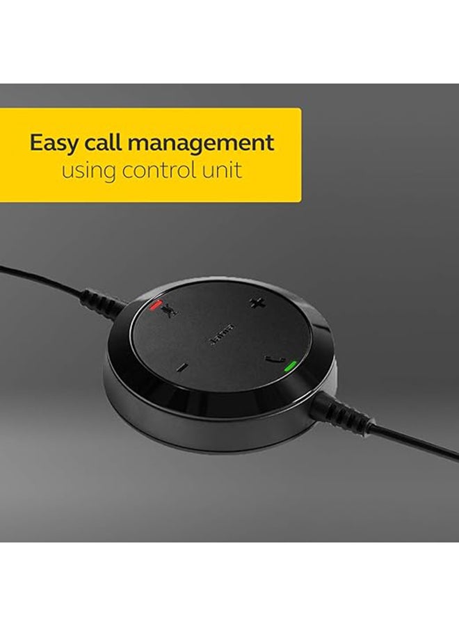 Jabra Evolve 20SE MS Stereo Headset with Microphone Binaural Headband – Headphones with Microphone (Call Center/Office, -10 – 50 °C, -30 – 80 °C, Regional, Headband,) Black - Image 5