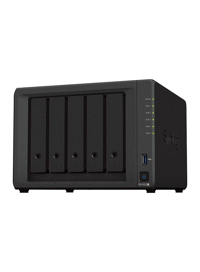 Synology - 5-bay DiskStation DS1522+ (Diskless) Black - Image 1