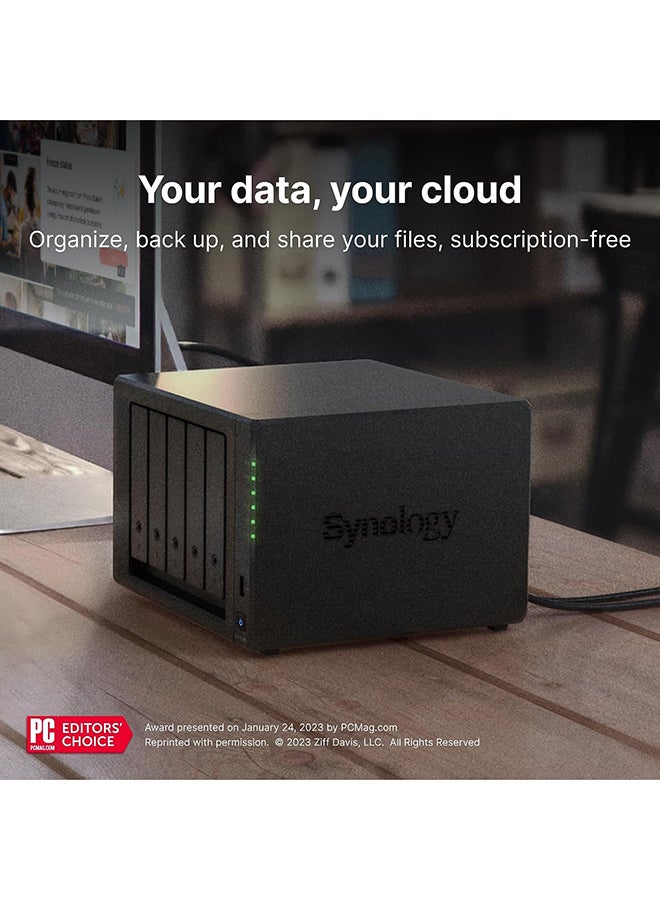 Synology - 5-bay DiskStation DS1522+ (Diskless) Black - Image 1