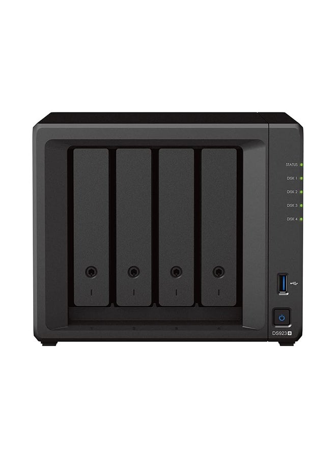 Synology - DS923+ 4-Bay Diskstation NAS (AMD Ryzen™ 4 Threads R1600 Dual-Core 4GB Ram 2xRJ-45 1GbE LAN-Port) 24TB Bundle with 4X 6TB Seagate IronWolf Black - Image 1