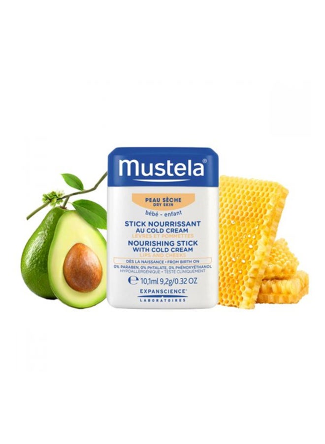Mustela Nourishing Stick With Cold Cream And Beeswax 10.1Ml - Image 2
