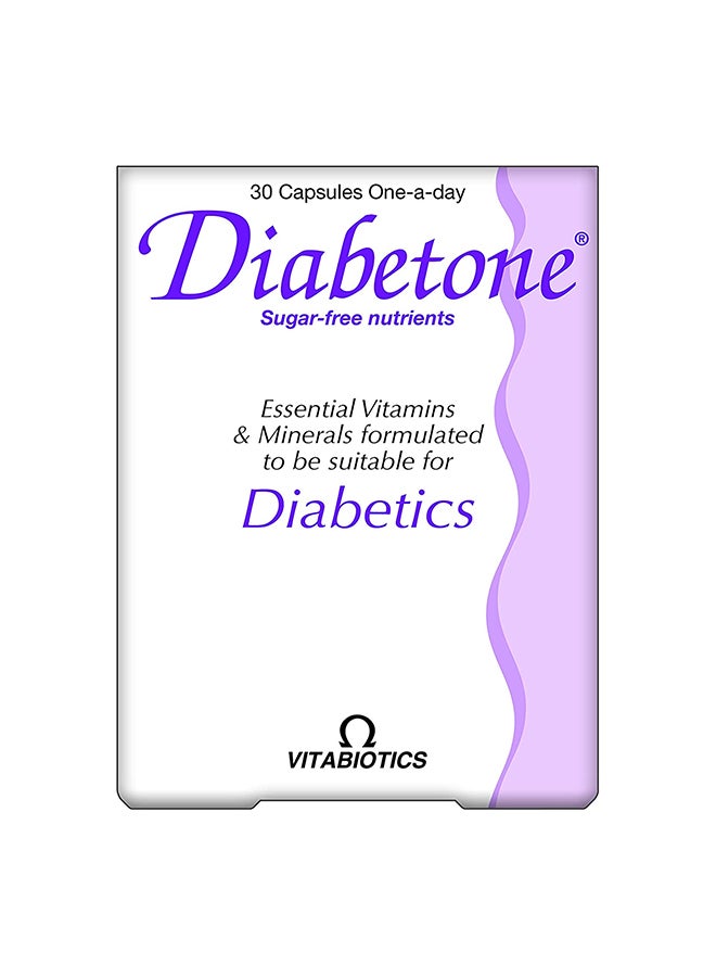 Vitabiotics Diabetone Capsules- Pack Of 30 - Image 1