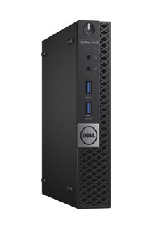 DELL Optiplex 7040 Micro Form  Desktop 6th Gen Intel Core i5 , 16GB DDR4 RAM, 500GB SSD , Windows 10Pro (RENEWED) Black  - Image 1
