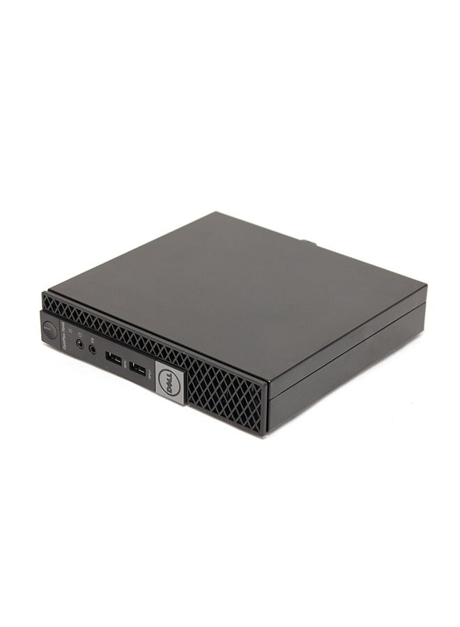 ديل Optiplex 7040 Micro Form  Desktop 6th Gen Intel Core i5 , 16GB DDR4 RAM, 500GB SSD , Windows 10Pro (RENEWED) Black  - Image 3