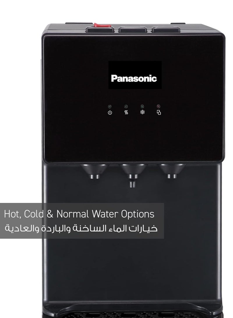 Panasonic Bottom Loading Water Dispenser SDM-WD3438BF Black & Stainless Steel  - Image 3