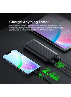 Oraimo 10000 mAh Power Bank OPB-P118D 10KmAh By Sea Black  - Image 3